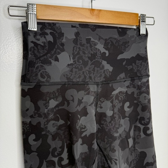 LULULEMON Hidden Heritage Lace Black Align High Rise Leggings - Picture 3 of 7